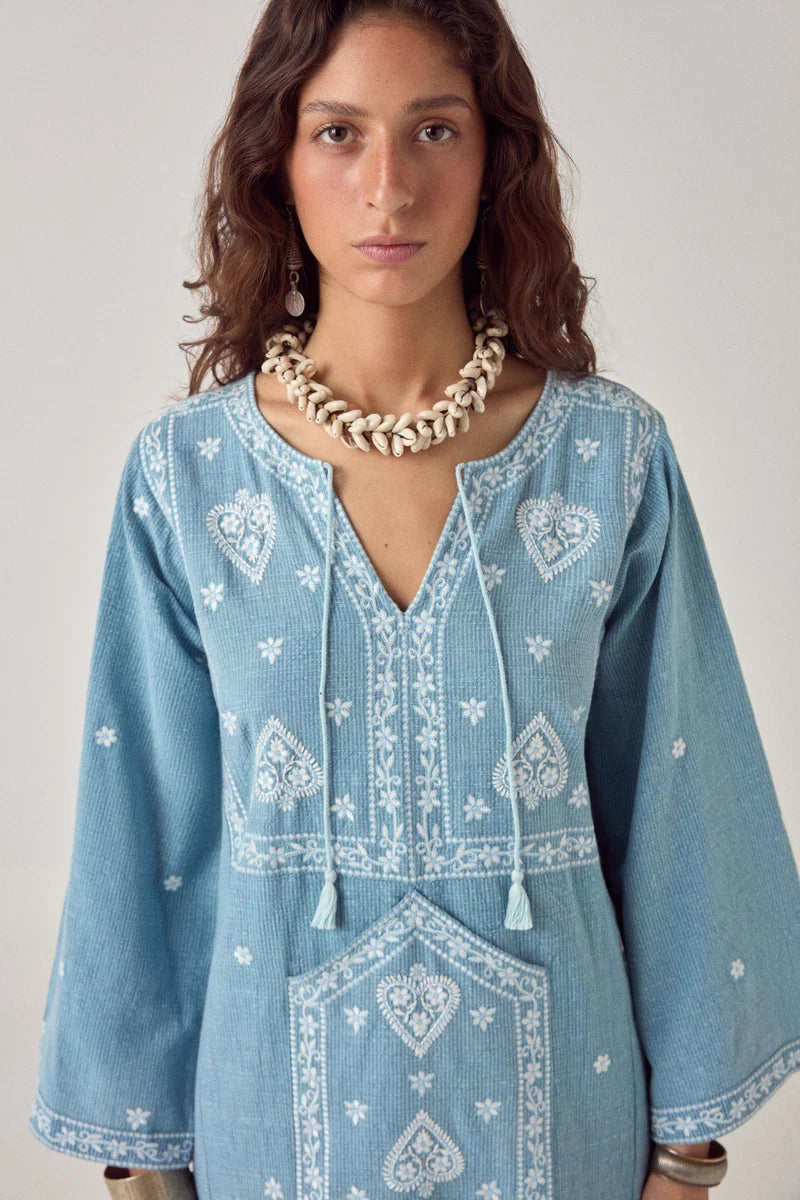 Ganga Tunic - Nomad Blue