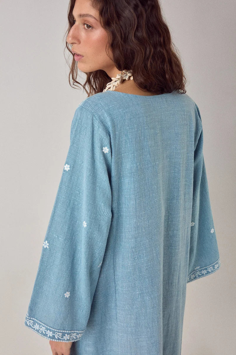 Ganga Tunic - Nomad Blue