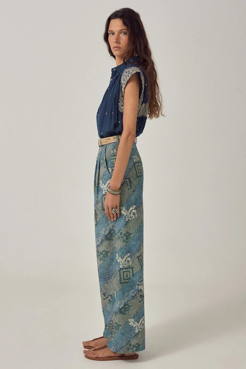 Karina Shirt - Deep River