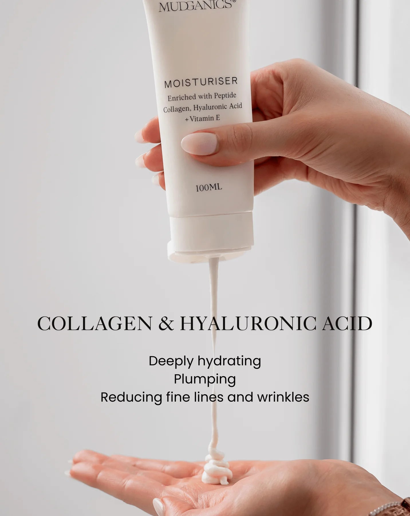 Peptide Collagen Moisturiser with Hyaluronic Acid - 100ml