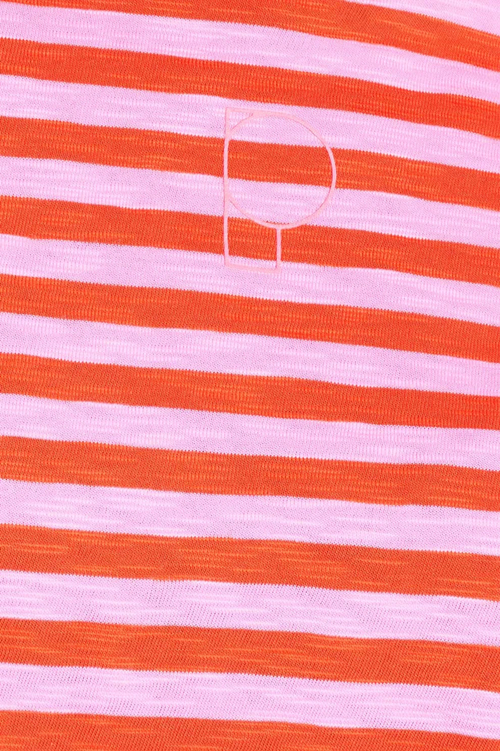 Orange &amp; Pink Striped Tee