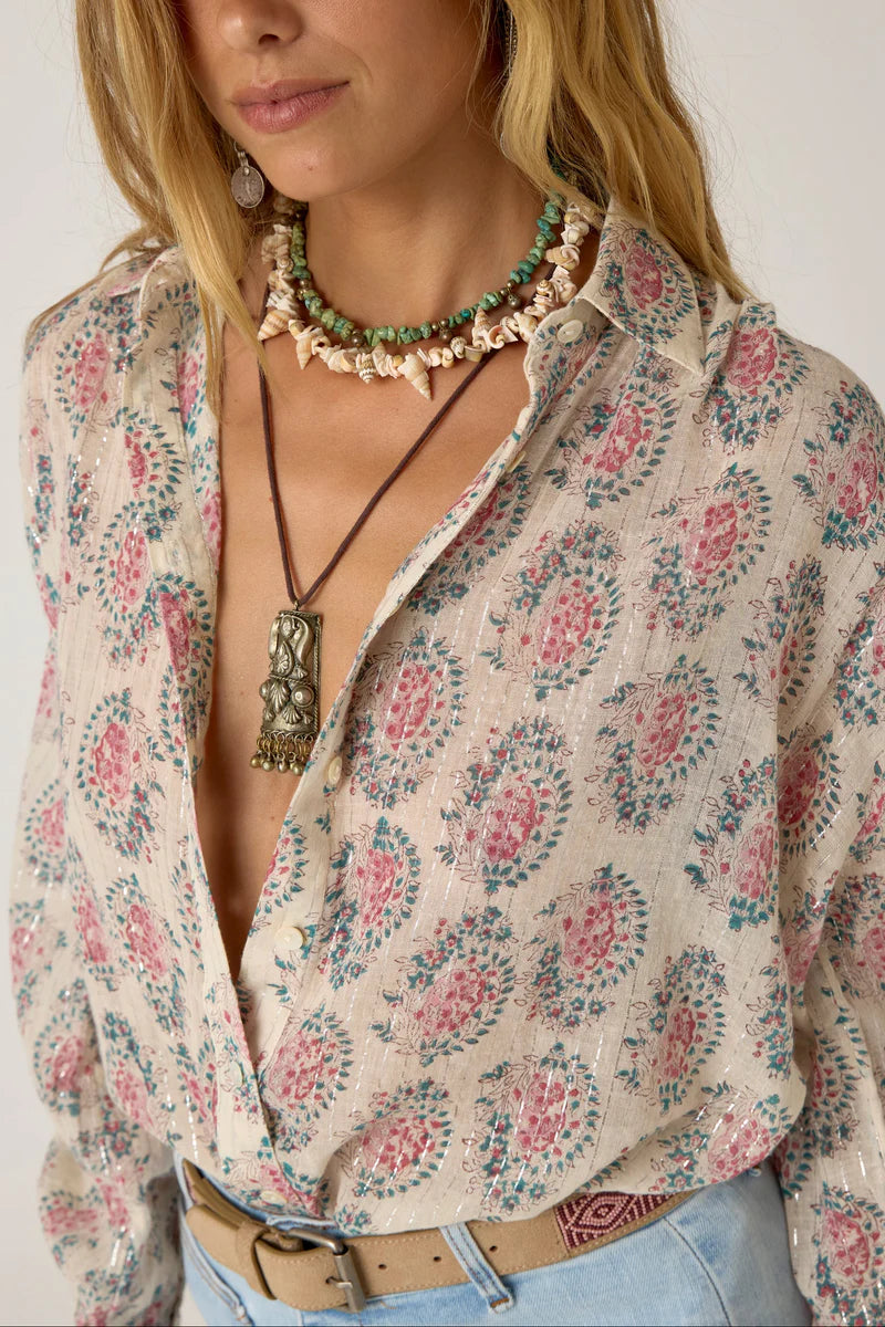 Mary Shirt - Azalea Dusty