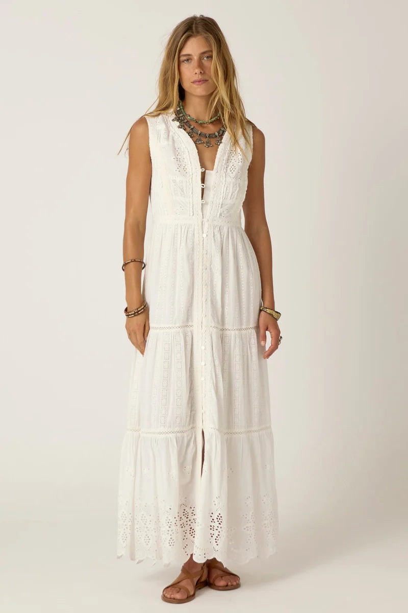 Gino Sleeveless Dress - Sapore Di Sale