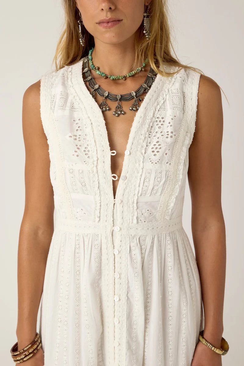 Gino Sleeveless Dress - Sapore Di Sale